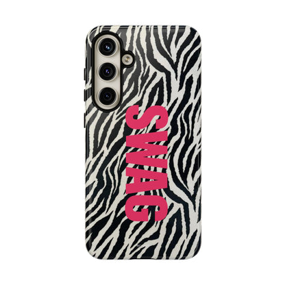 Zebra Print  "SWAG" Tough Case