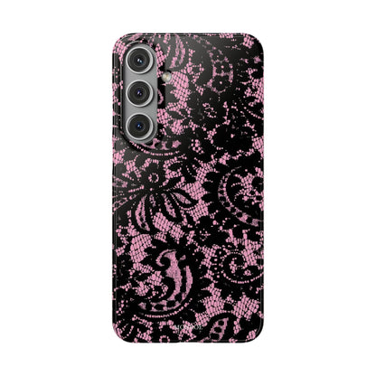 Pink Lace Pattern Case