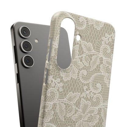Vintage Beige Lace Case