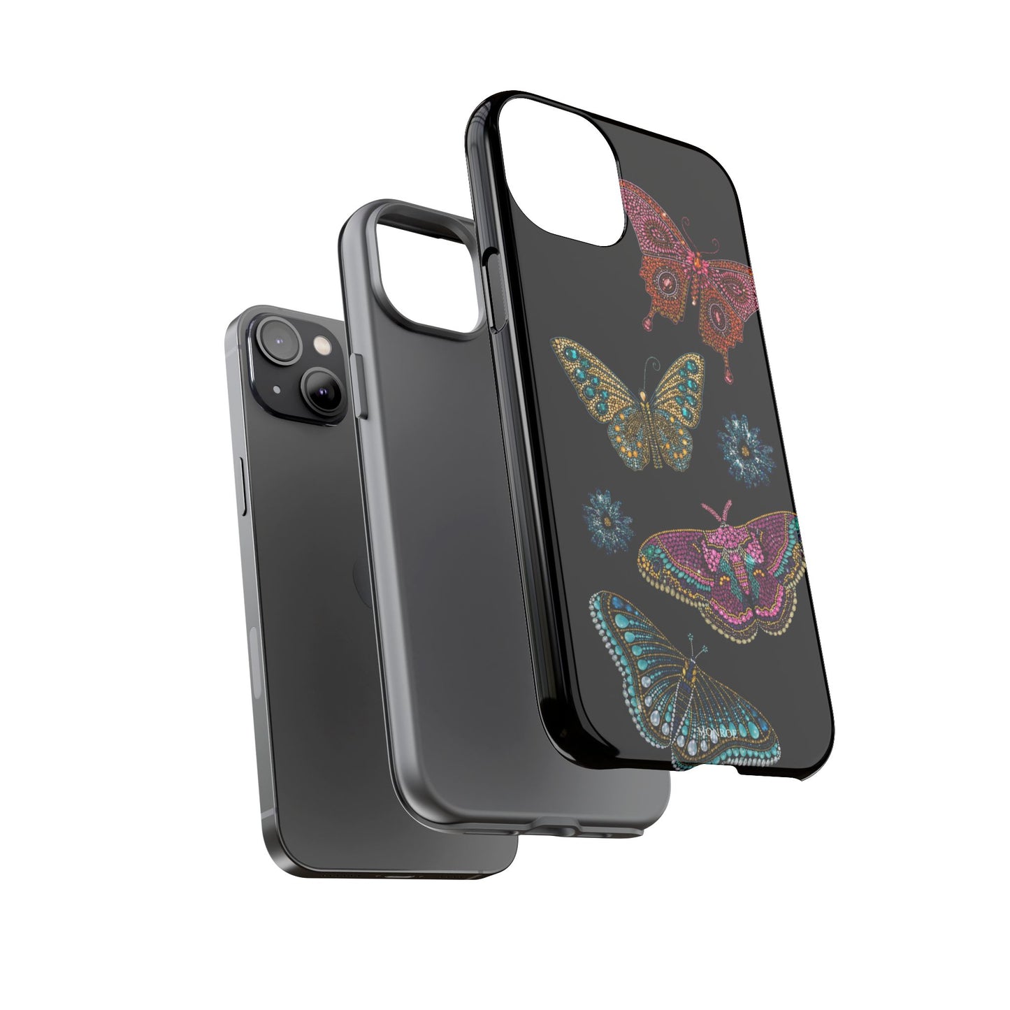 Butterfly Beaded Tough Case