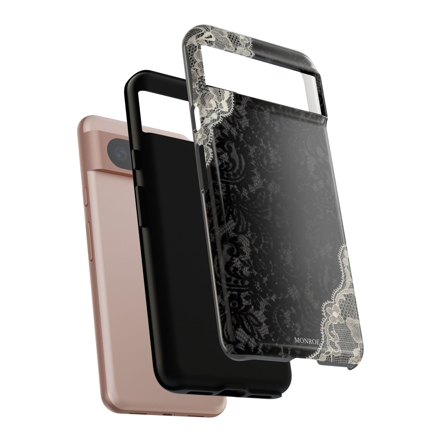Black & White Edged Tough Case