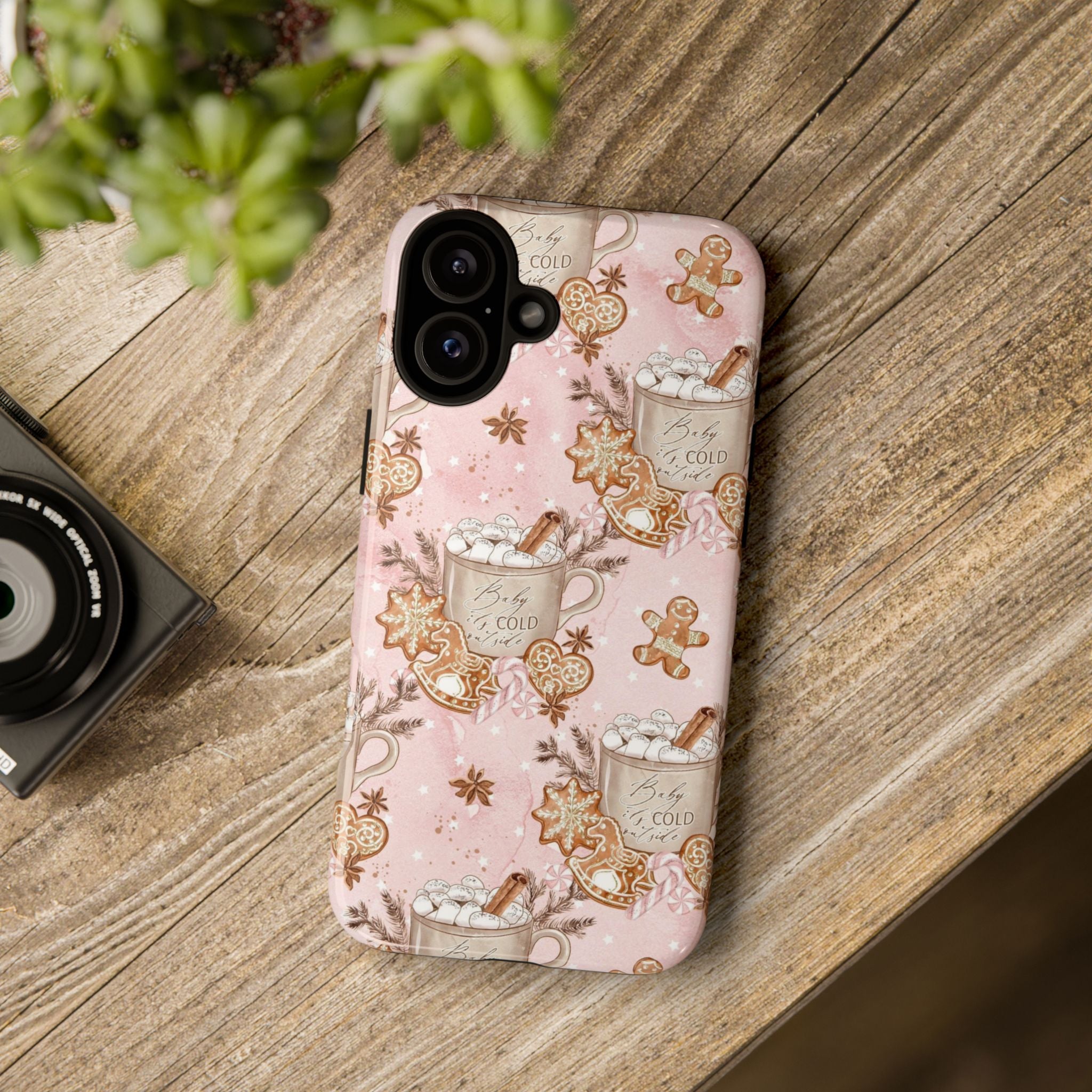 Pink Christmas Phone Case