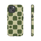 Clover Checker Tough Phone Case