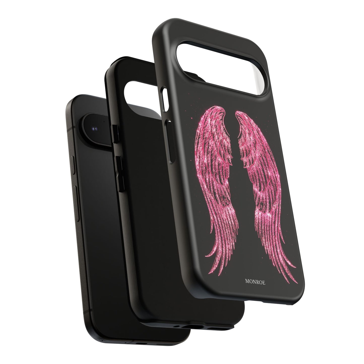 Pink Glitter Angel Tough Case