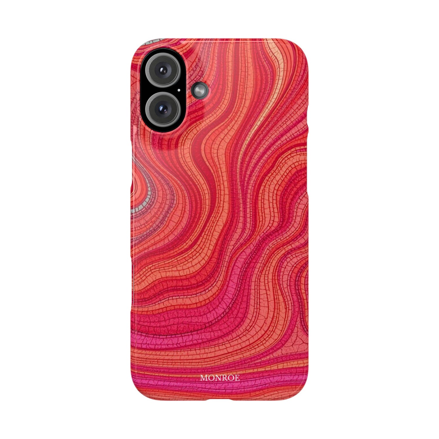 Retro Wavy Red Case
