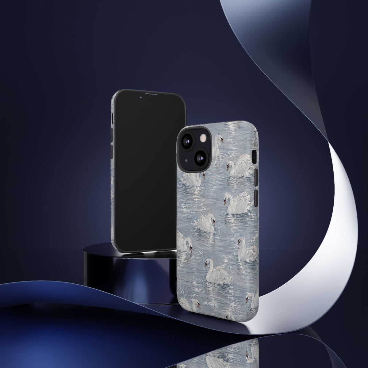 Swan Pattern Tough Case