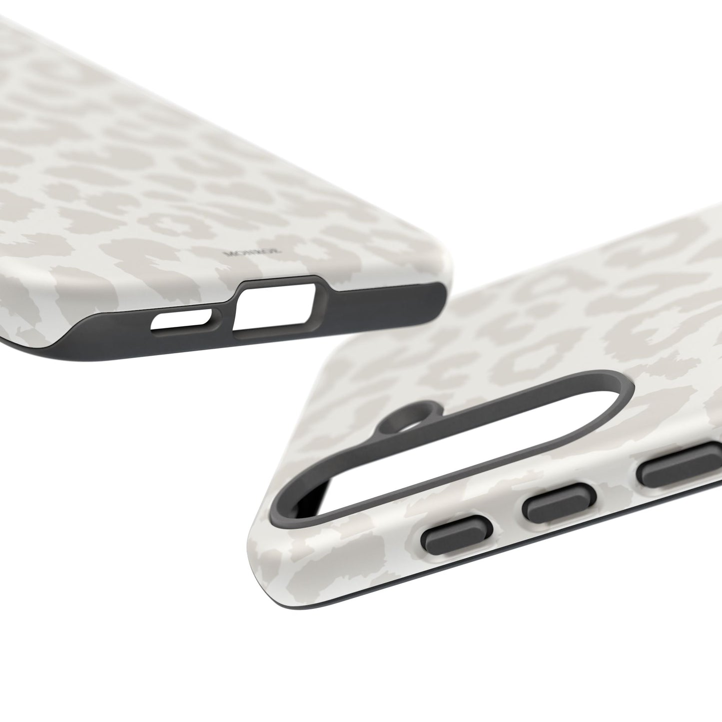 White Leopard Print Tough Case