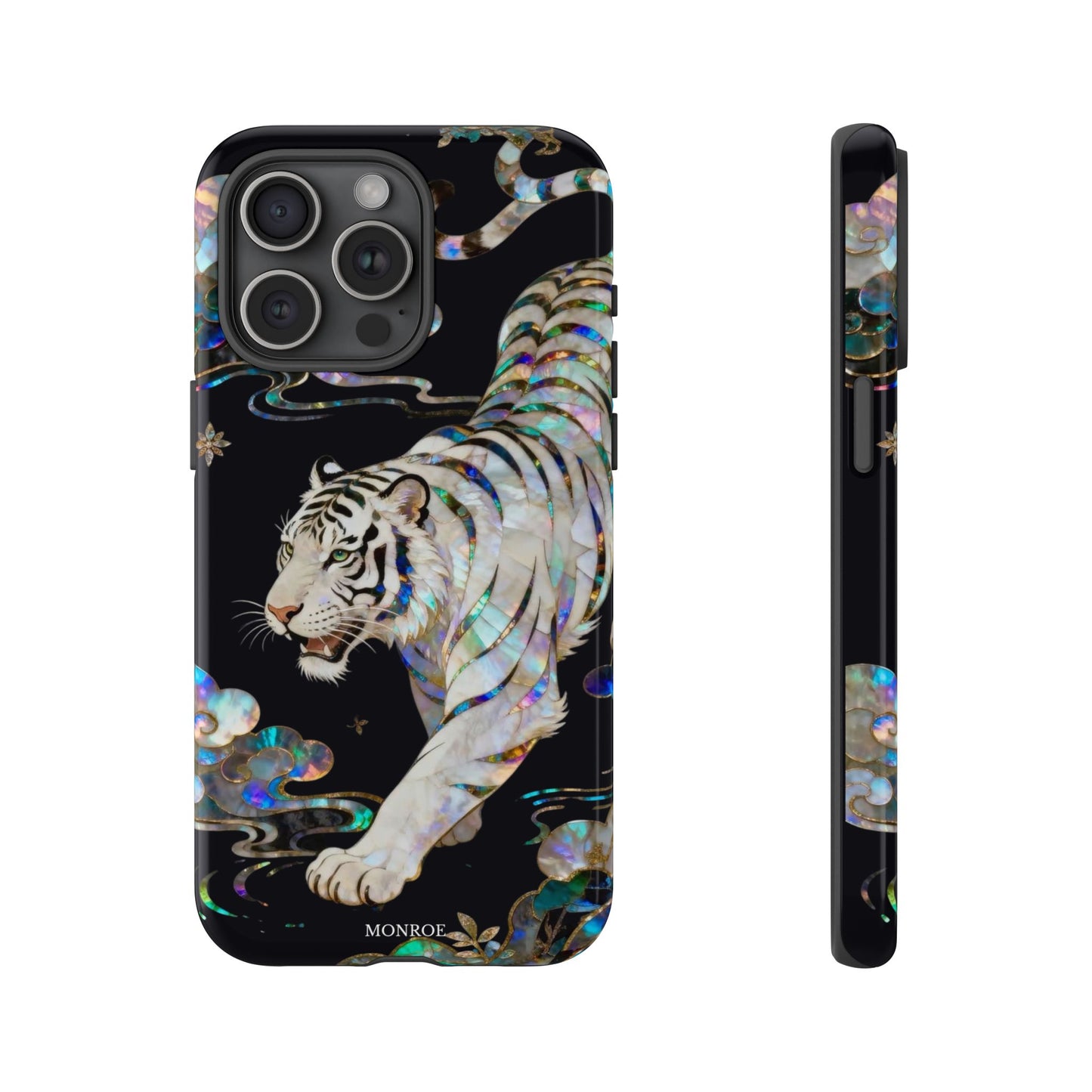 Iridescent White Tiger Tough Case