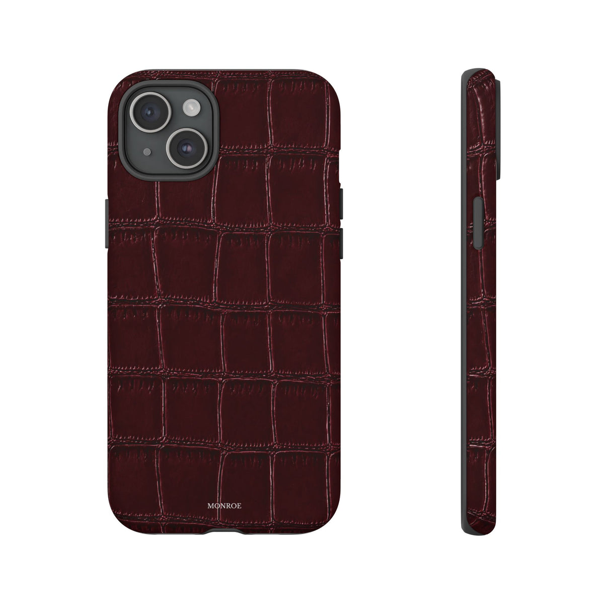 Burgundy Croc Tough Case