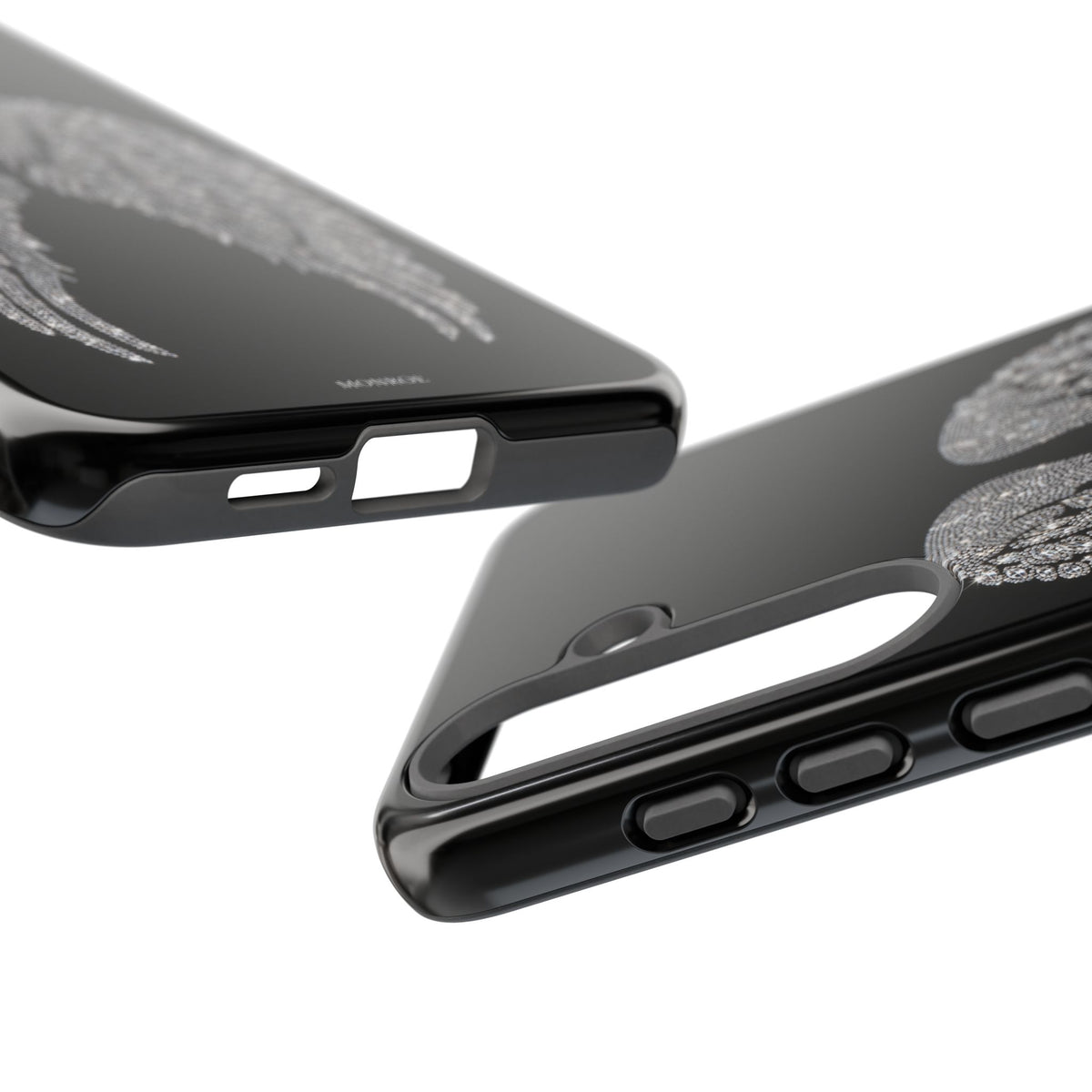 Silver Angel Wings Tough Case