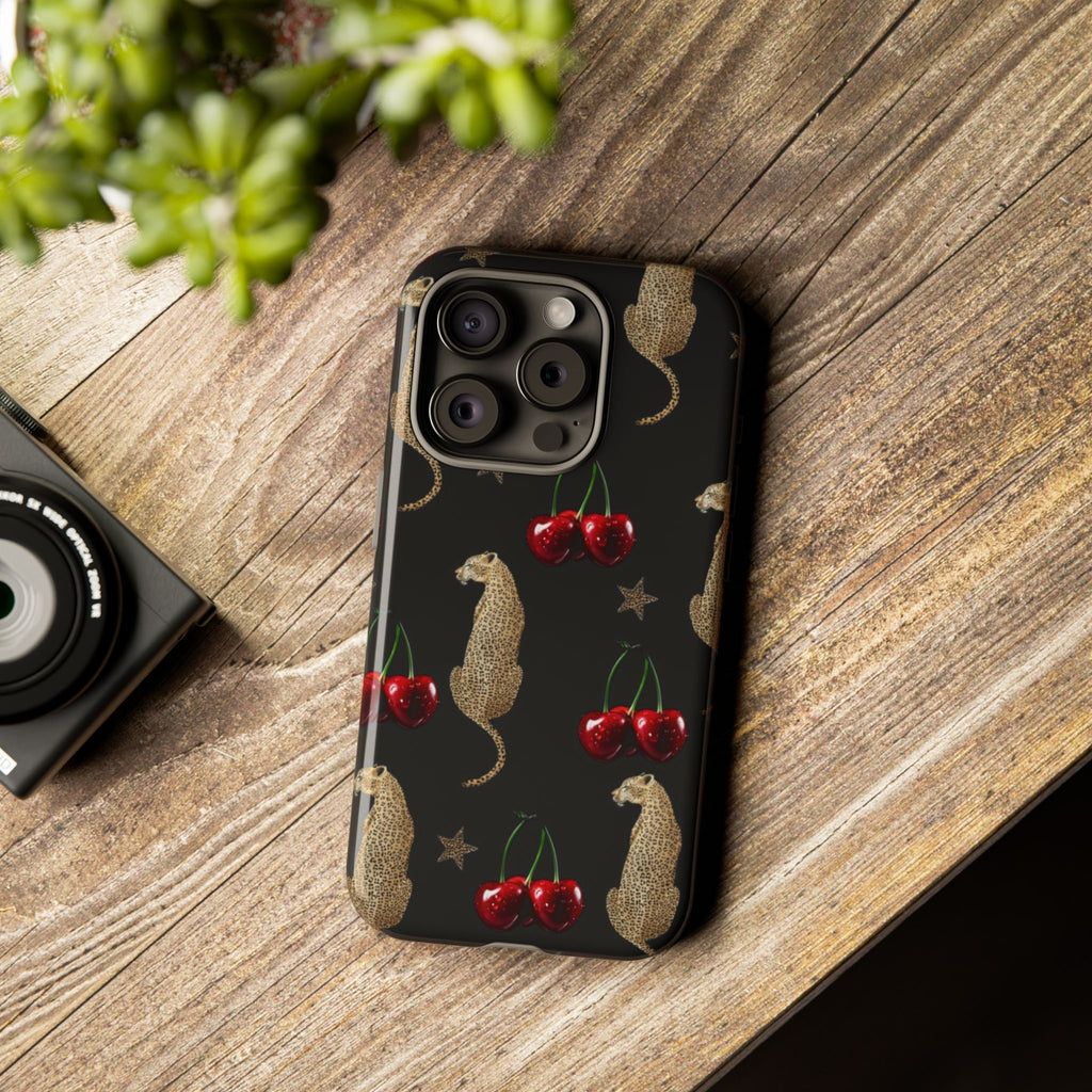 Leopards & Cherries Phone Case
