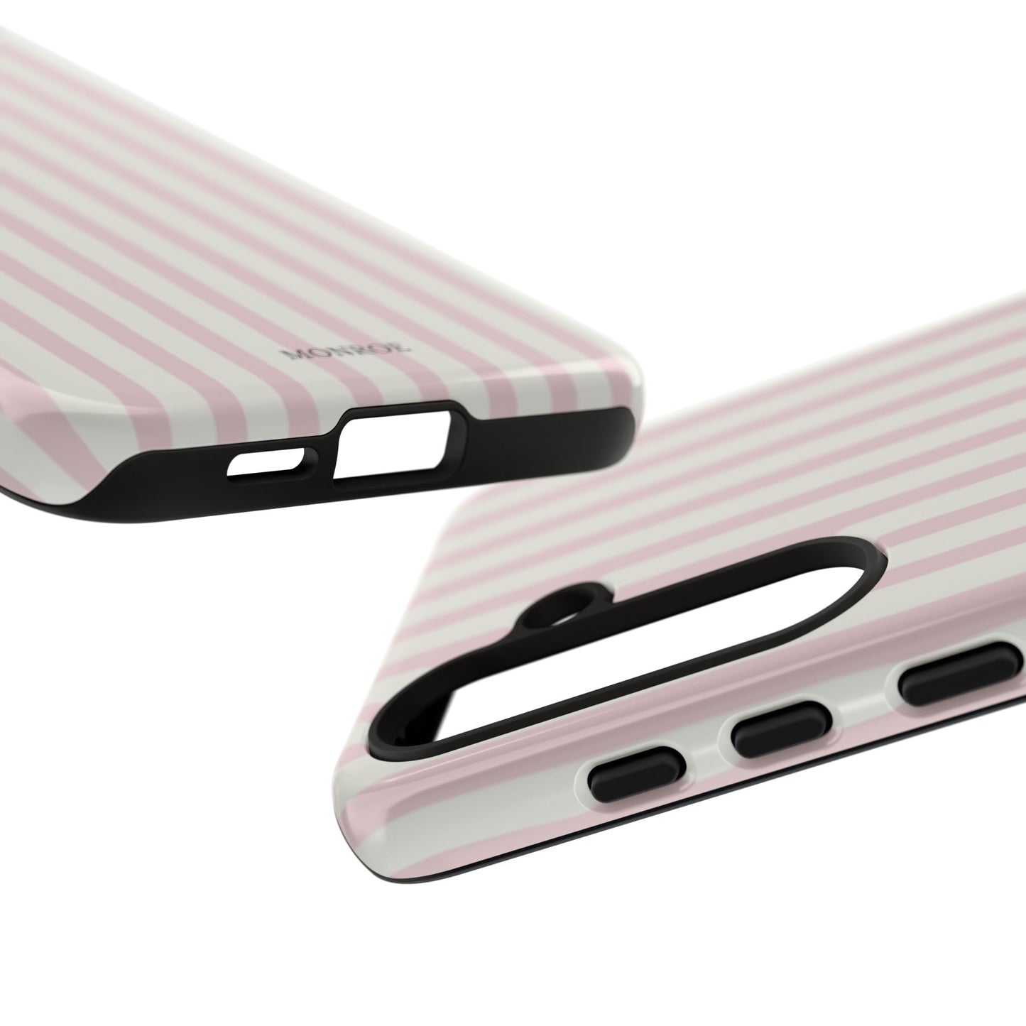 Light Pink Stripe Tough Phone Case