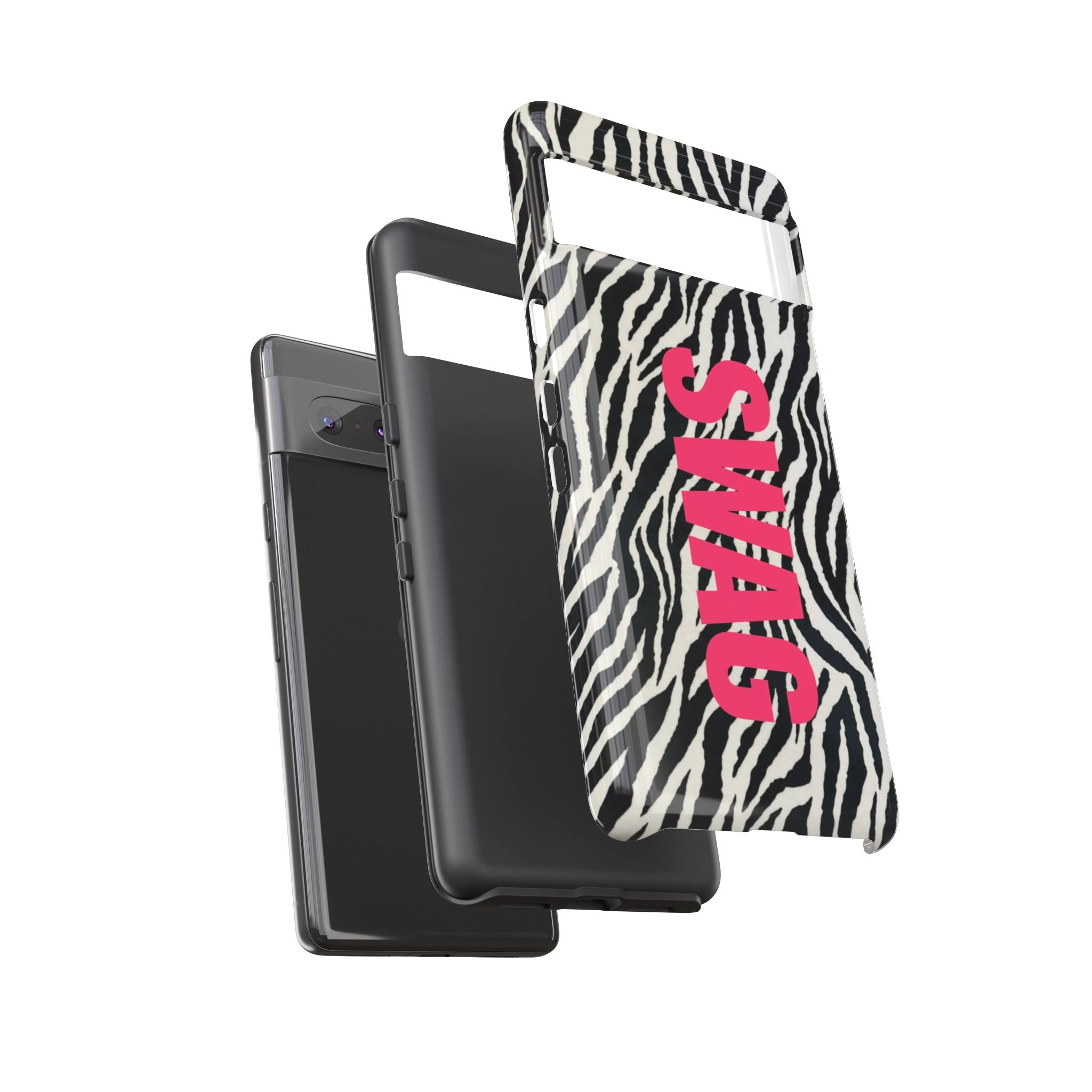 'SWAG' Zebra Print Tough Case
