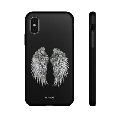 Silver Wings Black Tough Case