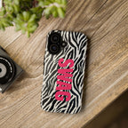 'SWAG' Zebra Print Tough Case
