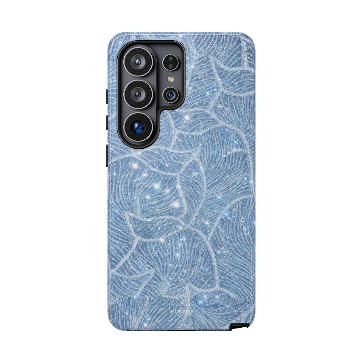 Glacier Blue Floral Tough Case