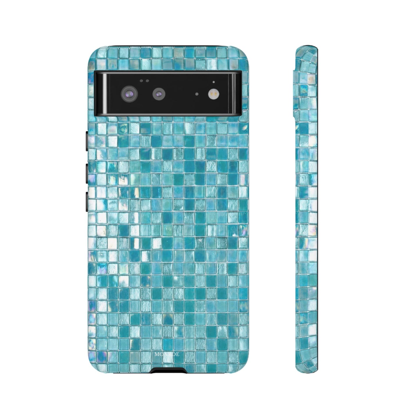 Hot Blue Mosaic Tile Tough Case