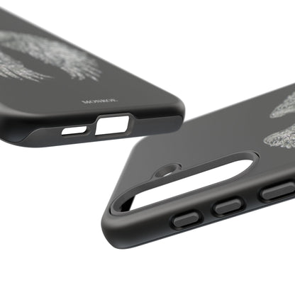Silver Wings Black Tough Case