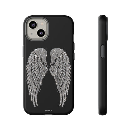 Silver Angel Wings Tough Case