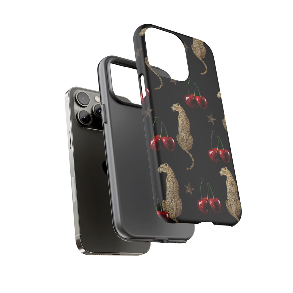 Leopards & Cherries Phone Case