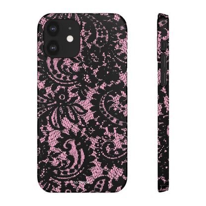 Pink Lace Pattern Case