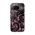 Pink Lace Pattern Tough Phone Case