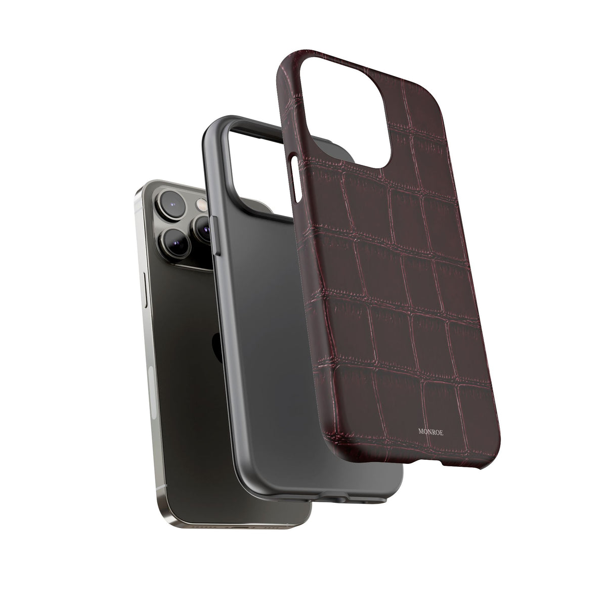 Burgundy Croc Tough Case