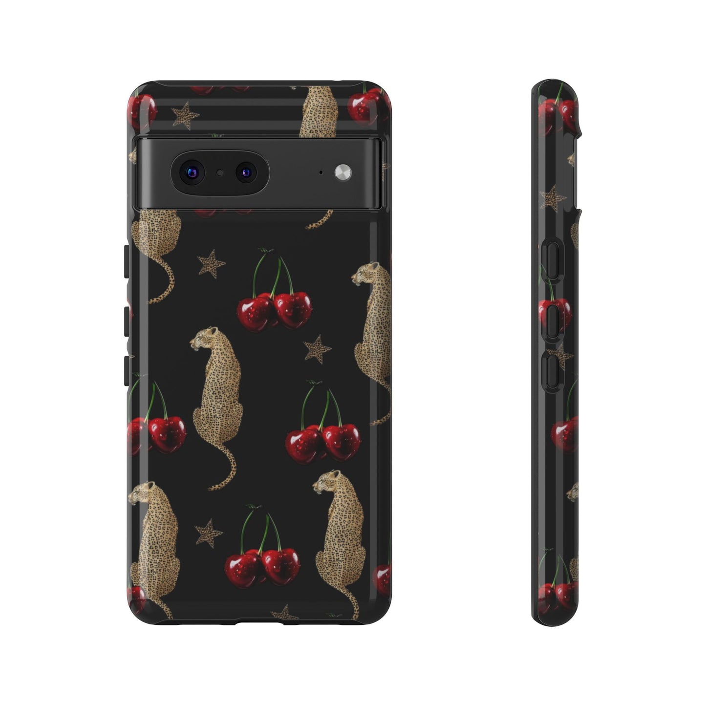 Leopard & Cherry Tough Case