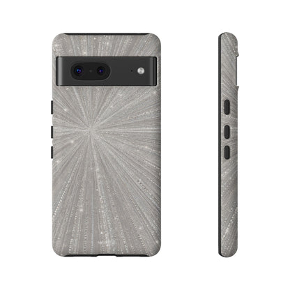 Sparkling Silver Burst Tough Case