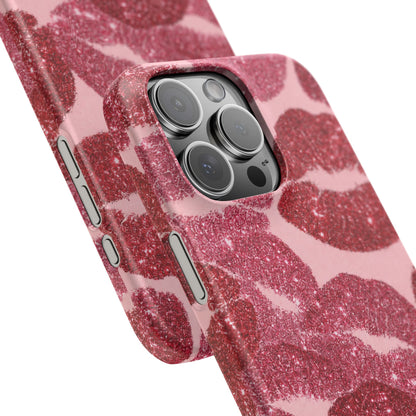Pink Glitter Kiss Case