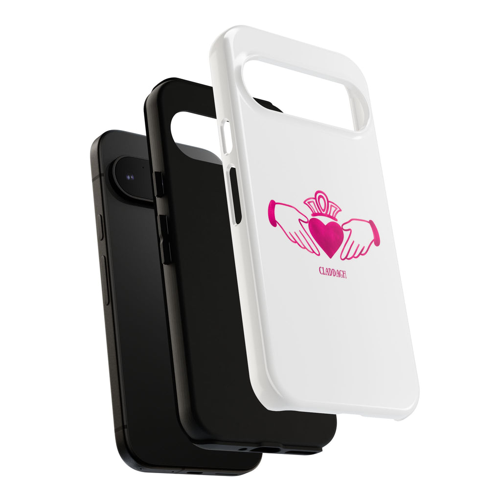Pink Irish Claddagh Symbol Tough Phone Case