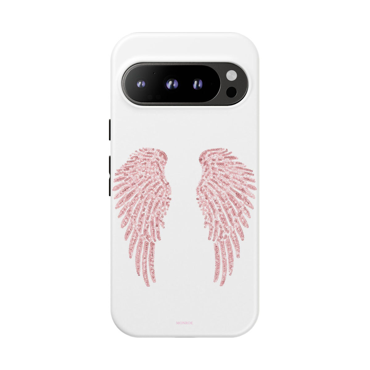 White & Pink Wings Tough Case
