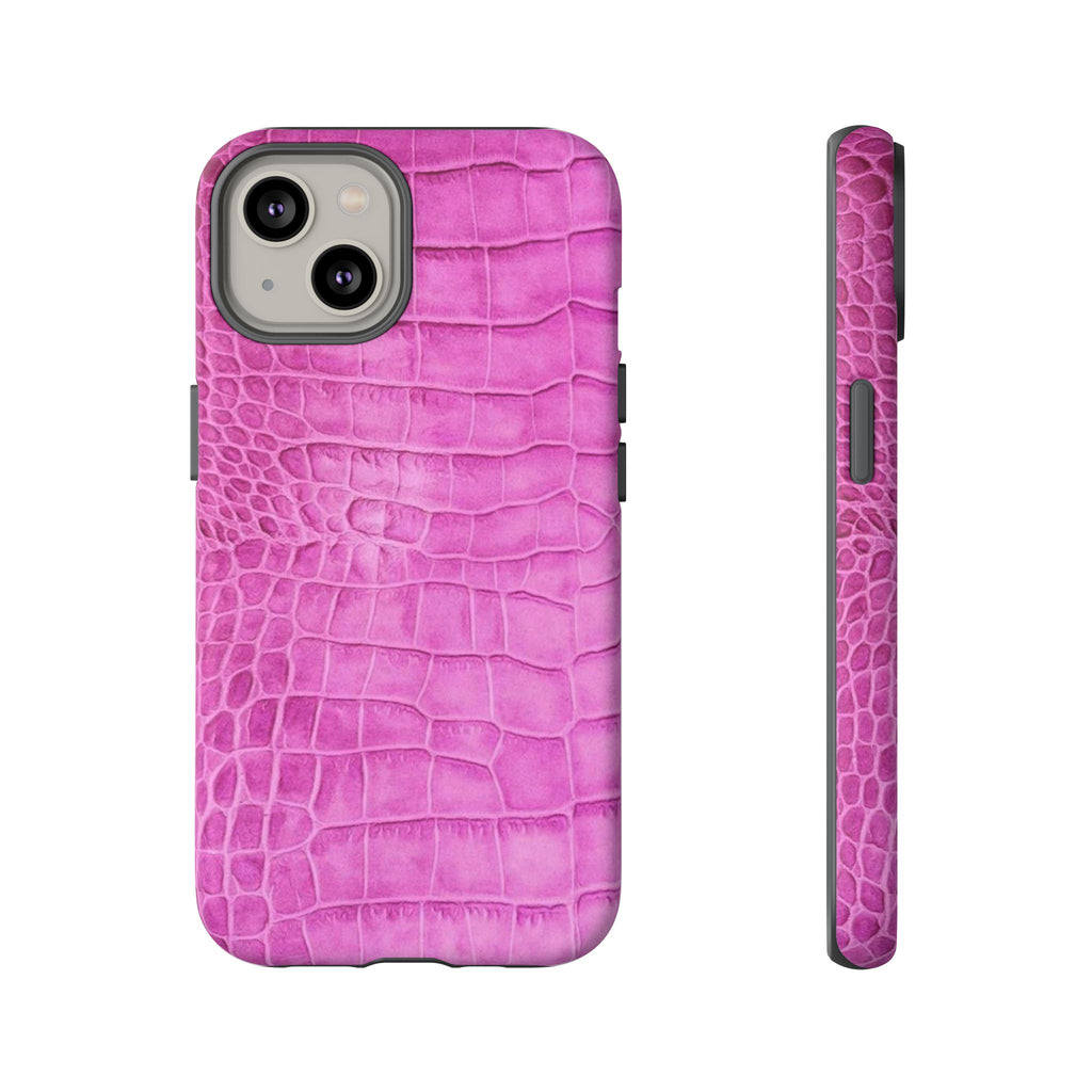 Purple Croc Phone Case