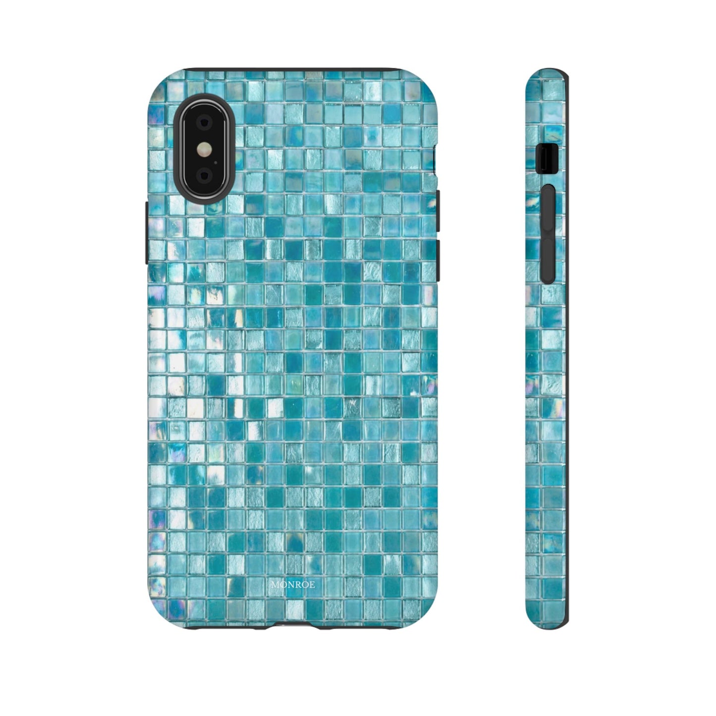 Hot Blue Mosaic Tile Tough Case