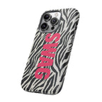 'SWAG' Zebra Print Tough Case