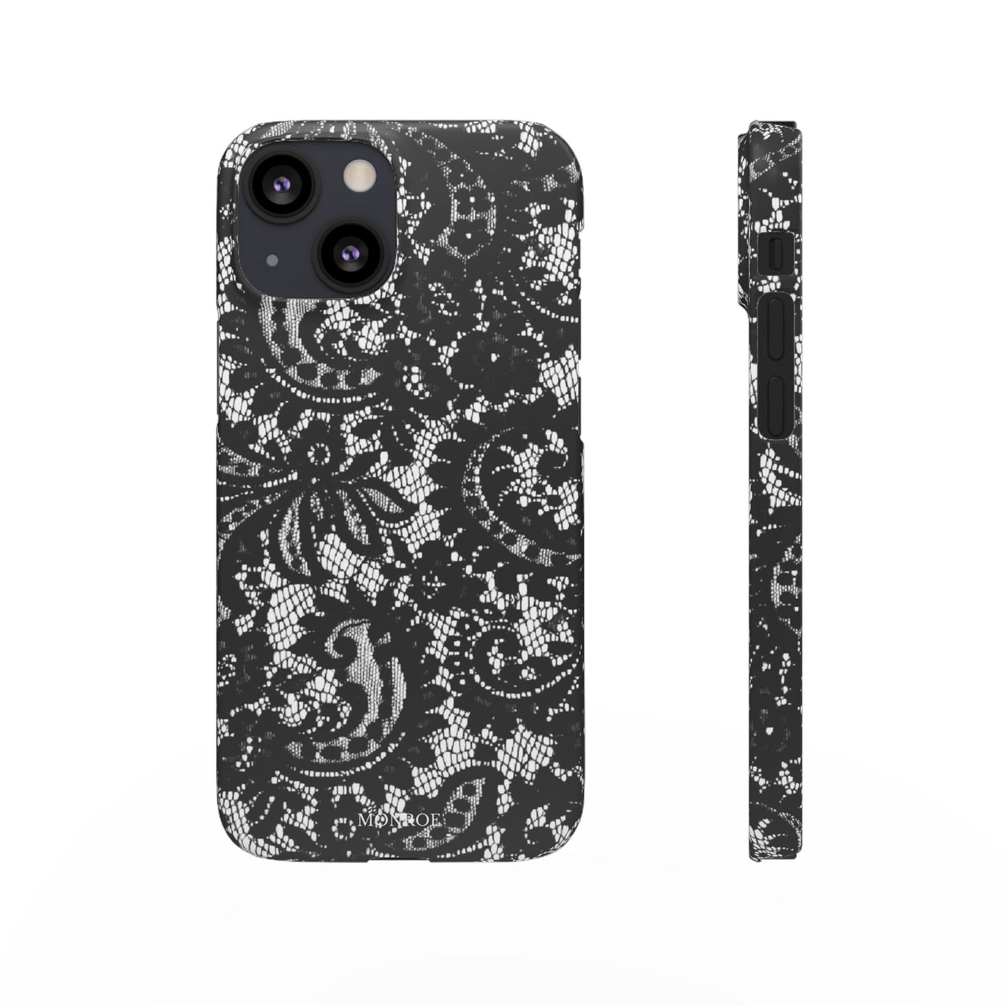 Black Lace Elegant Pattern Case