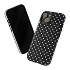 Black Polka Dot Phone Case