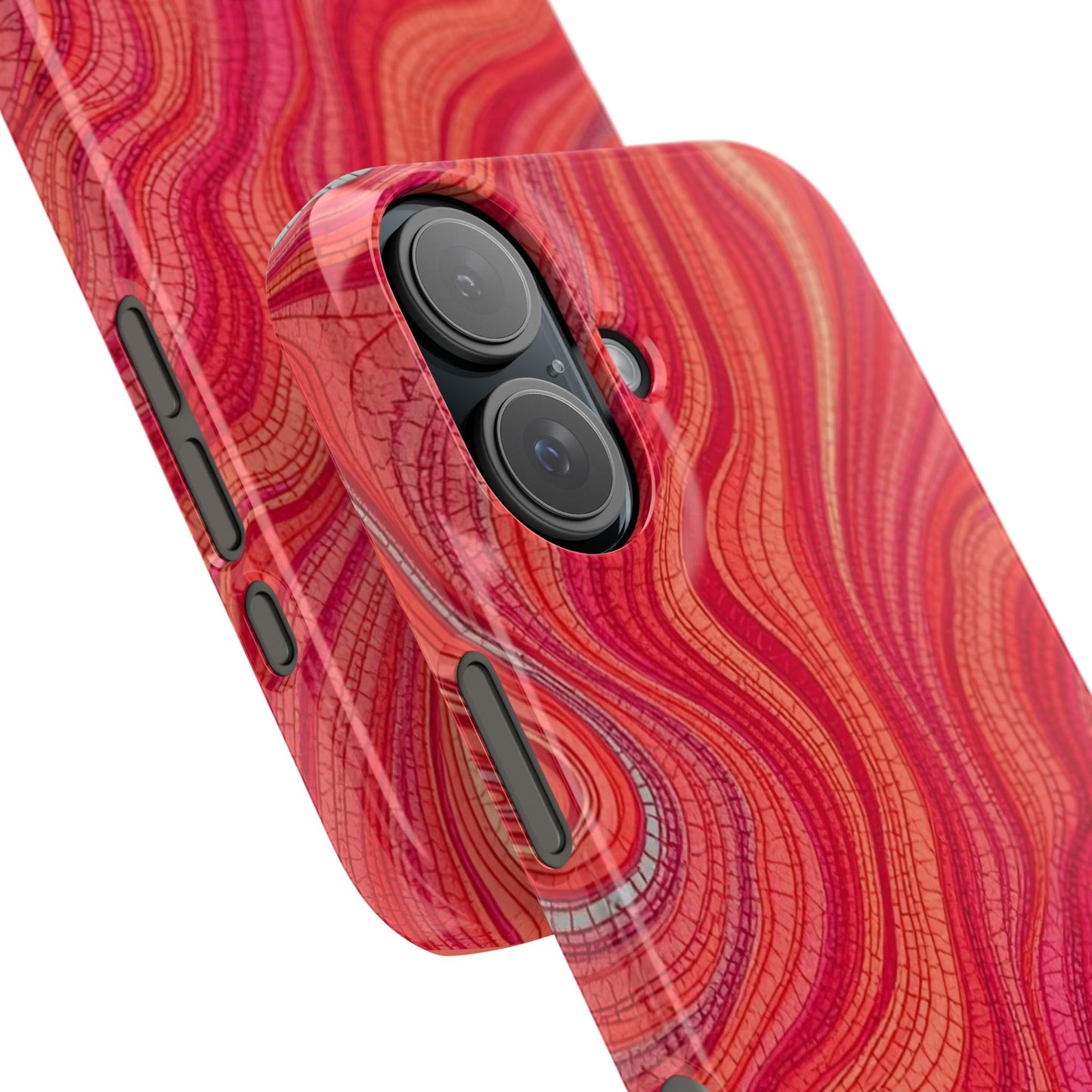 Retro Wavy Red Case