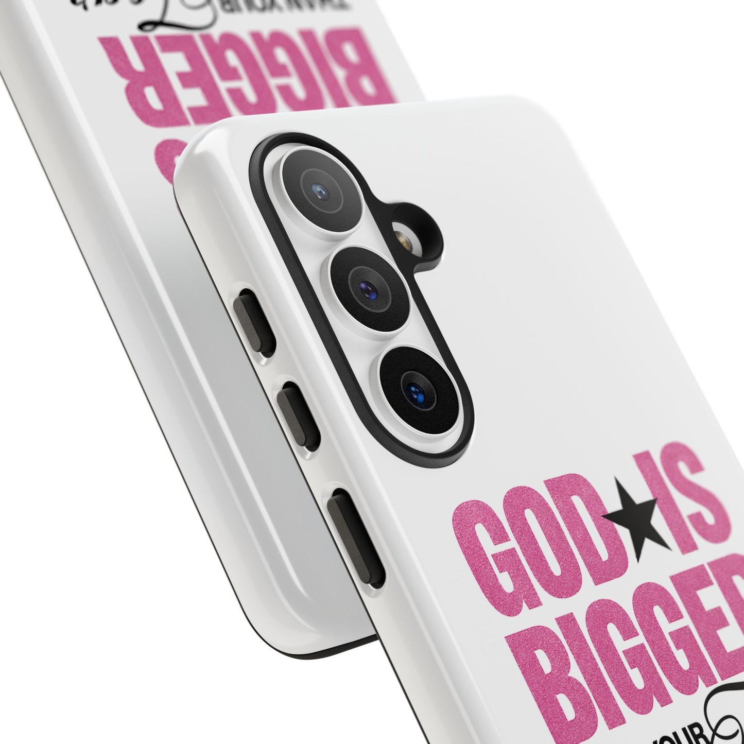 "God Is Bigger Than Your Fear" Tough Case