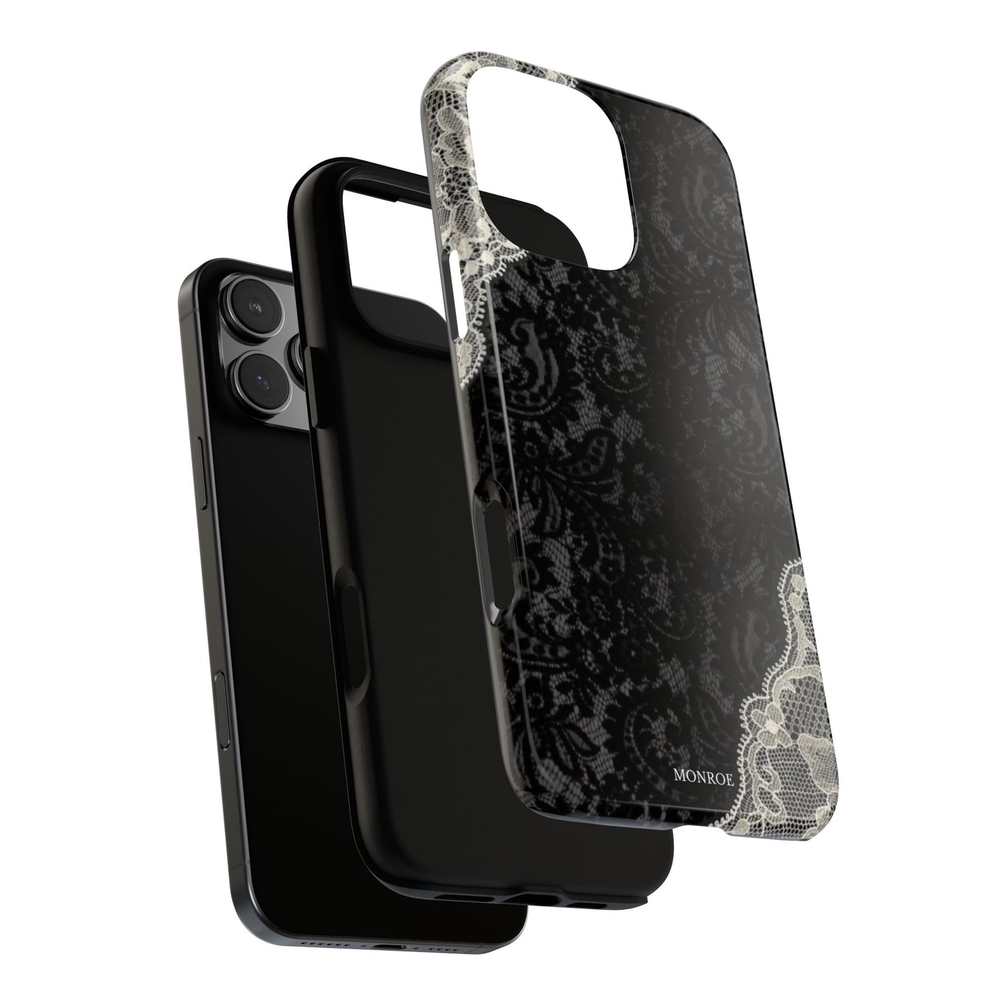 Black & White Edged Tough Case