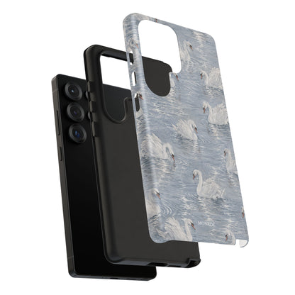Swan Pattern Tough Case