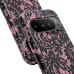 Pink Lace Pattern Tough Phone Case