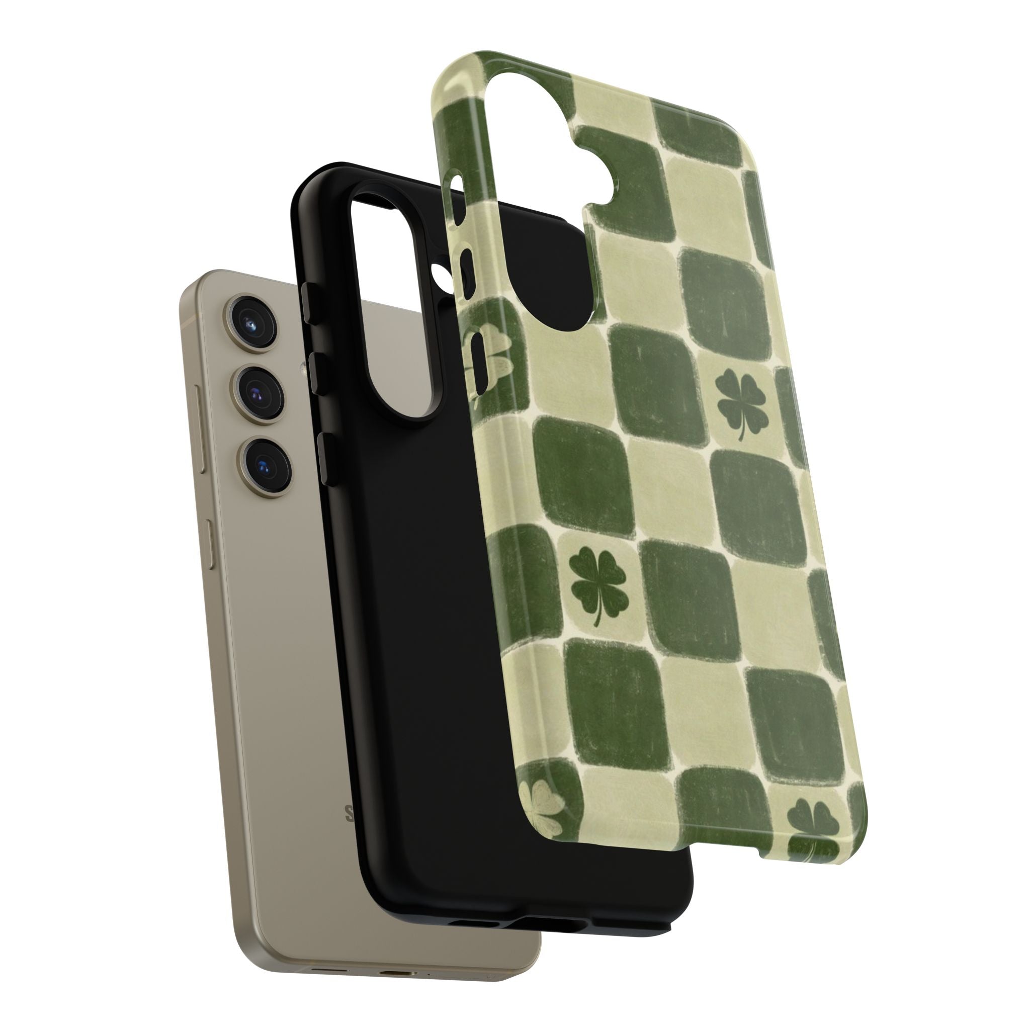 Clover Checker Tough Phone Case
