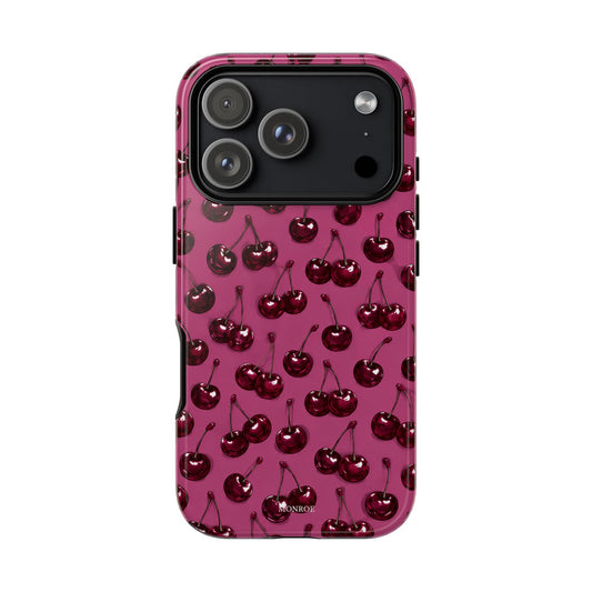 Burgundy Cherries Tough Case