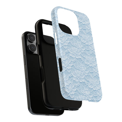 Glacier Blue Lace Tough Case