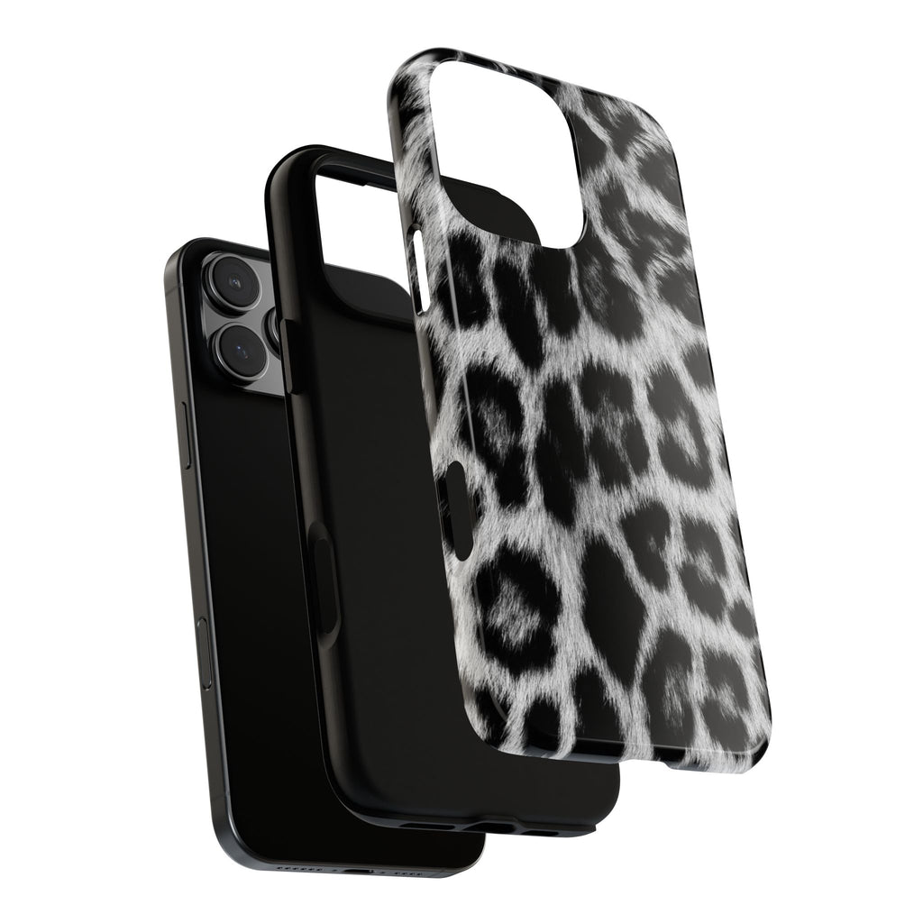 B&W Leopard Phone Case