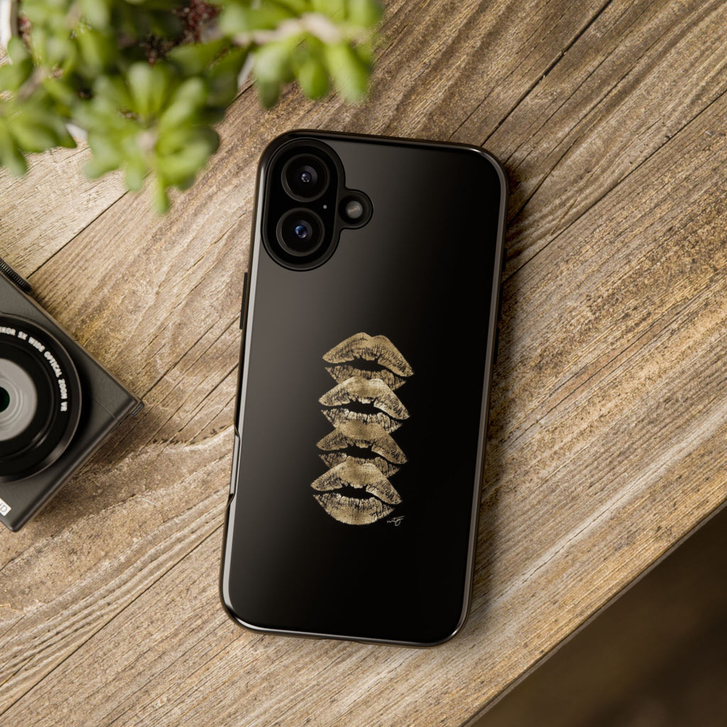 Golden Lipstick Phone Case