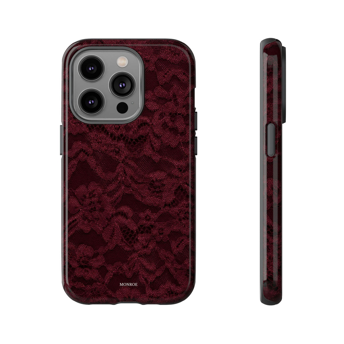 Burgundy Lace Tough Case