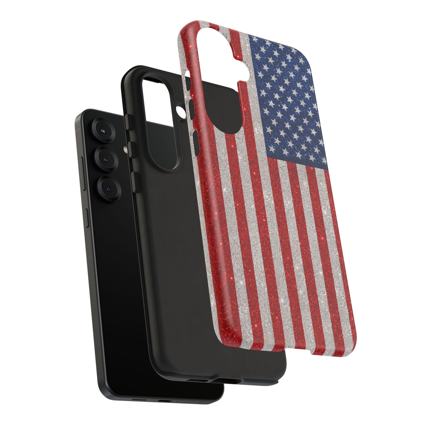 America Glitter Tough Case