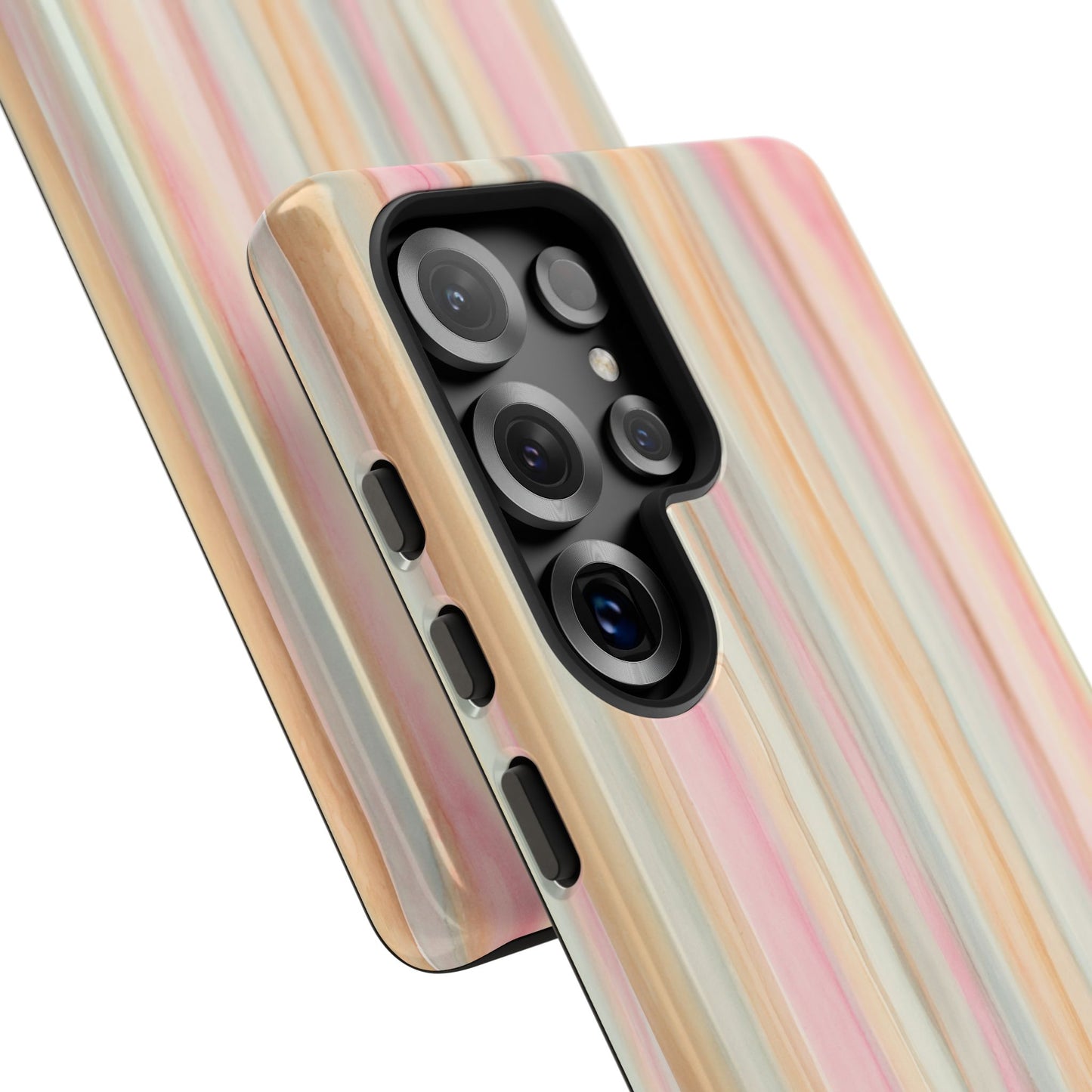 Pastel Watercolor Stripe Tough Case